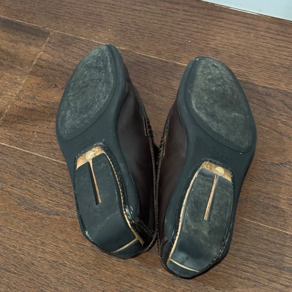 Gucci brown leather